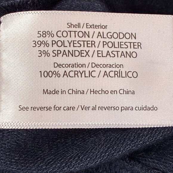 Wildfox Sweatshirt‎ Womens Large Blue Good Vibes Fuzzy Spellout Oversized Cozy - Picture 5 of 8